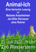2022-07-23 Animal-Ich Zoo-Lesung Rohrer Arzenheimer Hornauer